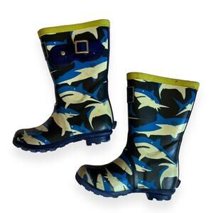 Mini Boden Shark Wellies 9.5